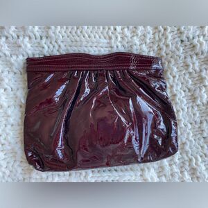 1990s/ 80s New With Tags Mimi Turner Burgundy Red Clutch Bag